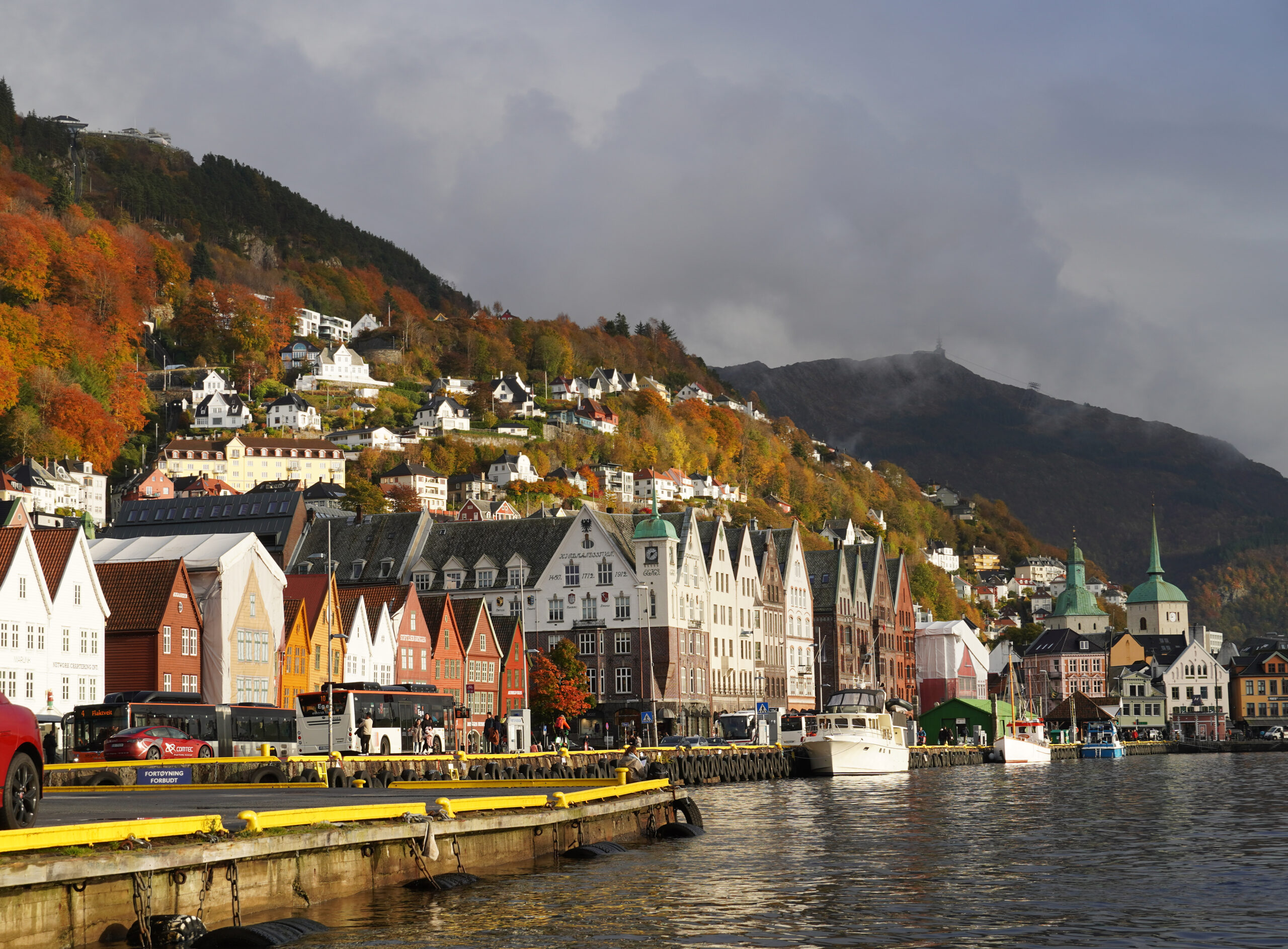 Bergen Harbour Bryggen In Autum Christine Baglo Visit Norway