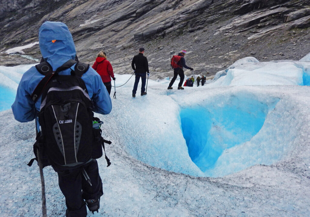 Nigardsbreen Glacier Tongue Descent (photo: Sharon Parker)